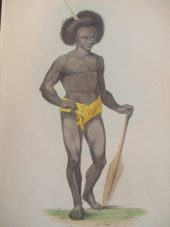 Native of the Papua Islands 1855 (1 of 3)