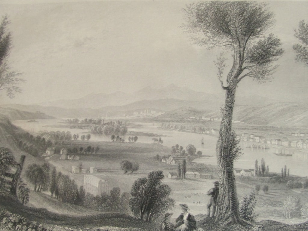 View From Mount Ida Near Troy New York: View From Mount Ida Near Troy New York Print Type: Engraving Date: Circa 1840's Dimensions: 11 x 8 3/4" Subject: New York Condition R