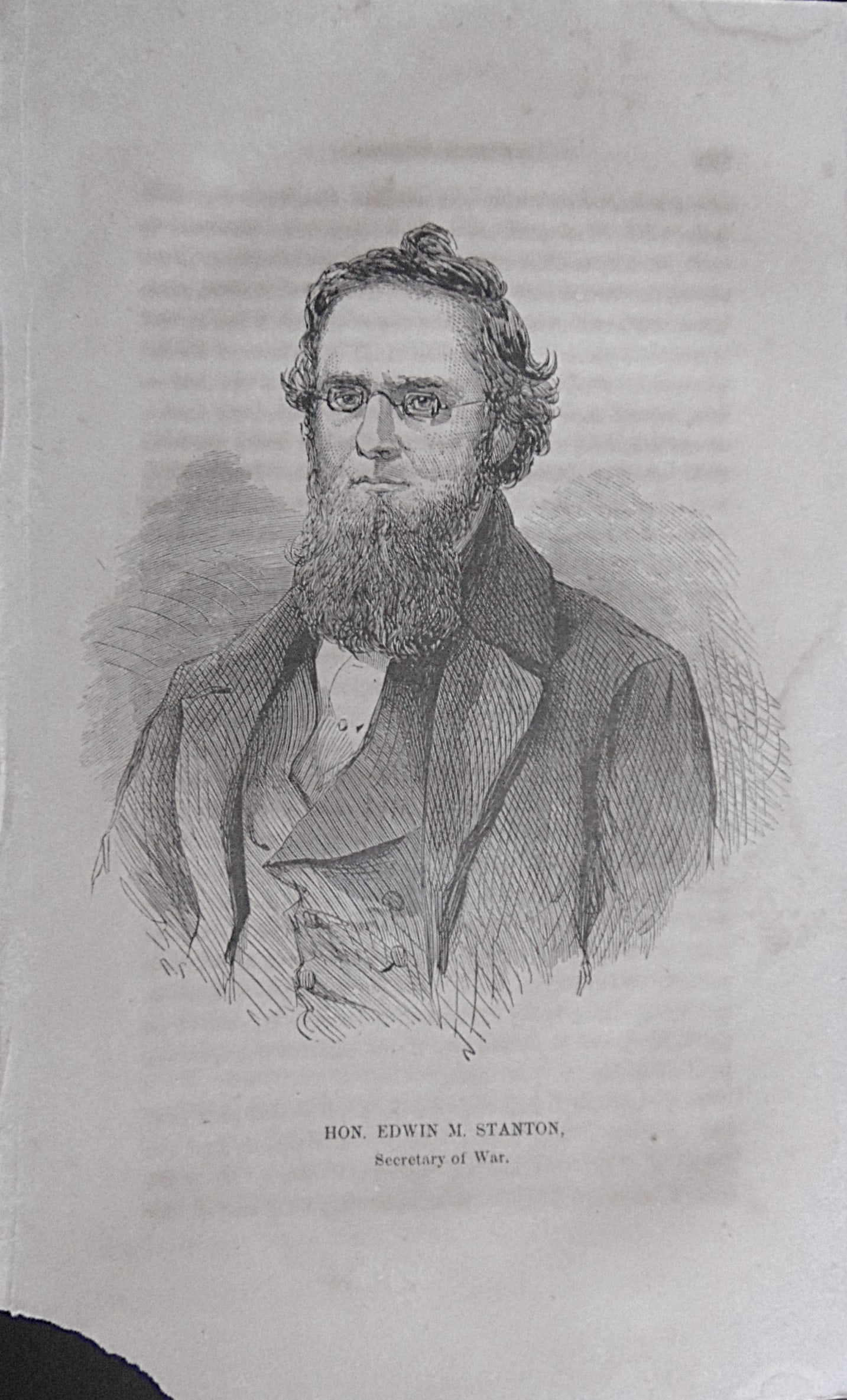 Honorable Edwin M Stanton (1 of 1)