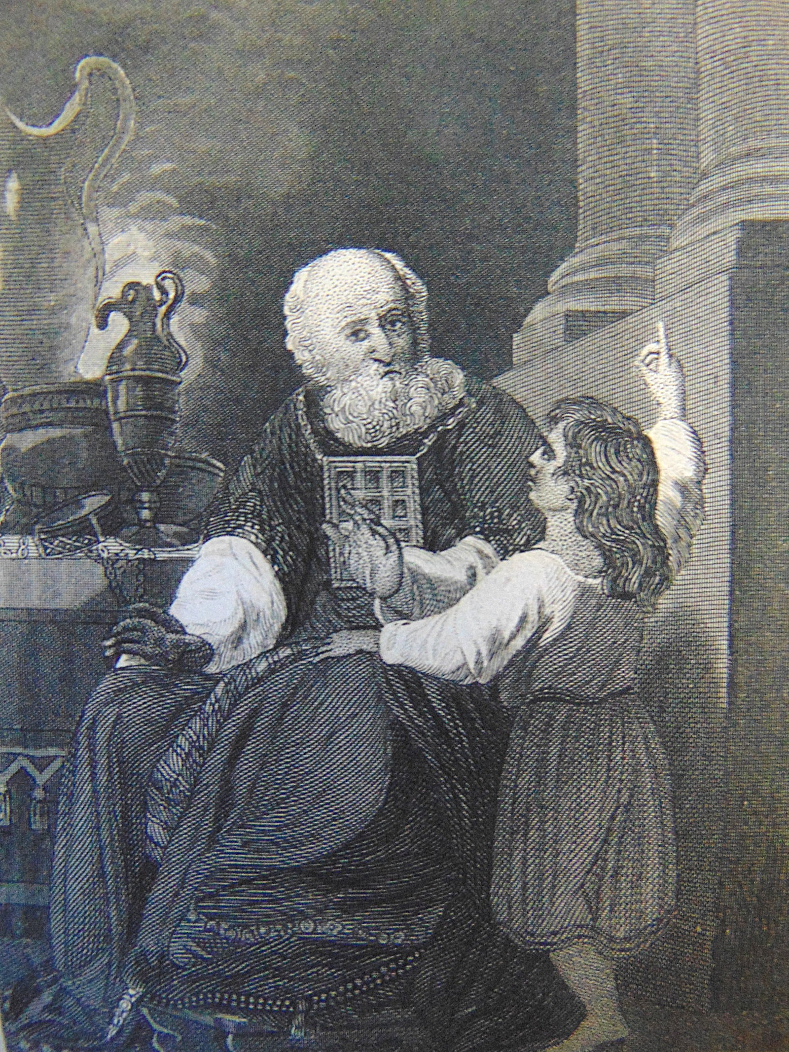 Samuel and Eli: b>Samuel and Eli ELKANAH went up to Shiloh yearly to offer sacrifice and when Samuel was old enough, Hannah went with her husband and took her little boy with her. They came to Eli the high I high pri