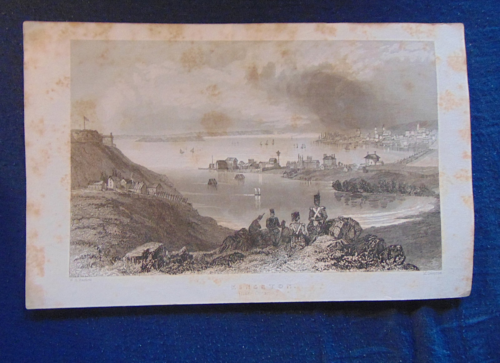 Kingston (Lake Ontario): b>Kingston (Lake Ontario) Sixty-seven miles from Prescott, and seventy-nine from Brockville, is the town of Kingston, built in 1784, and a place of great importance to the British interests in
