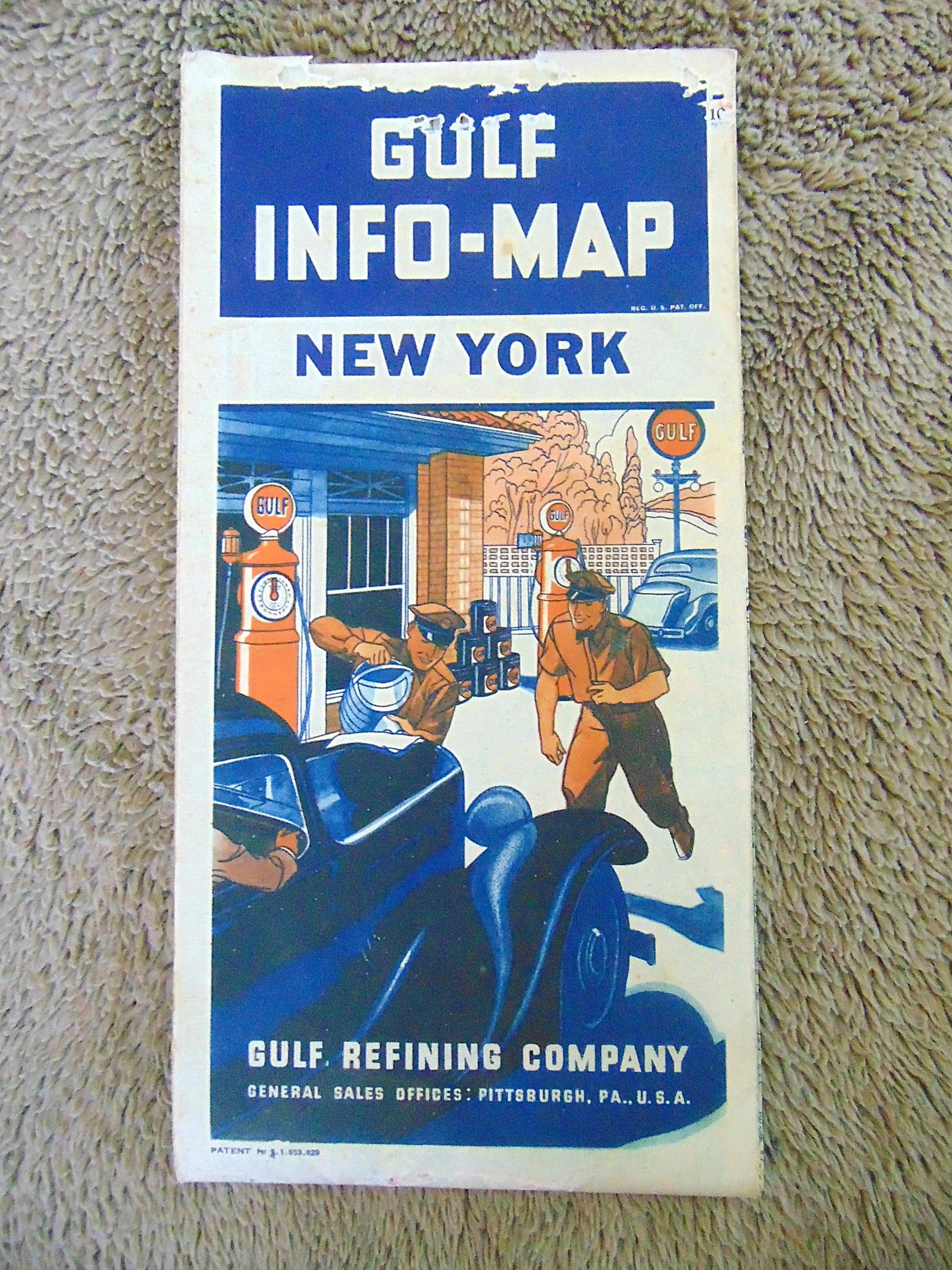 Gulf Info-Map - New York (1 of 2)