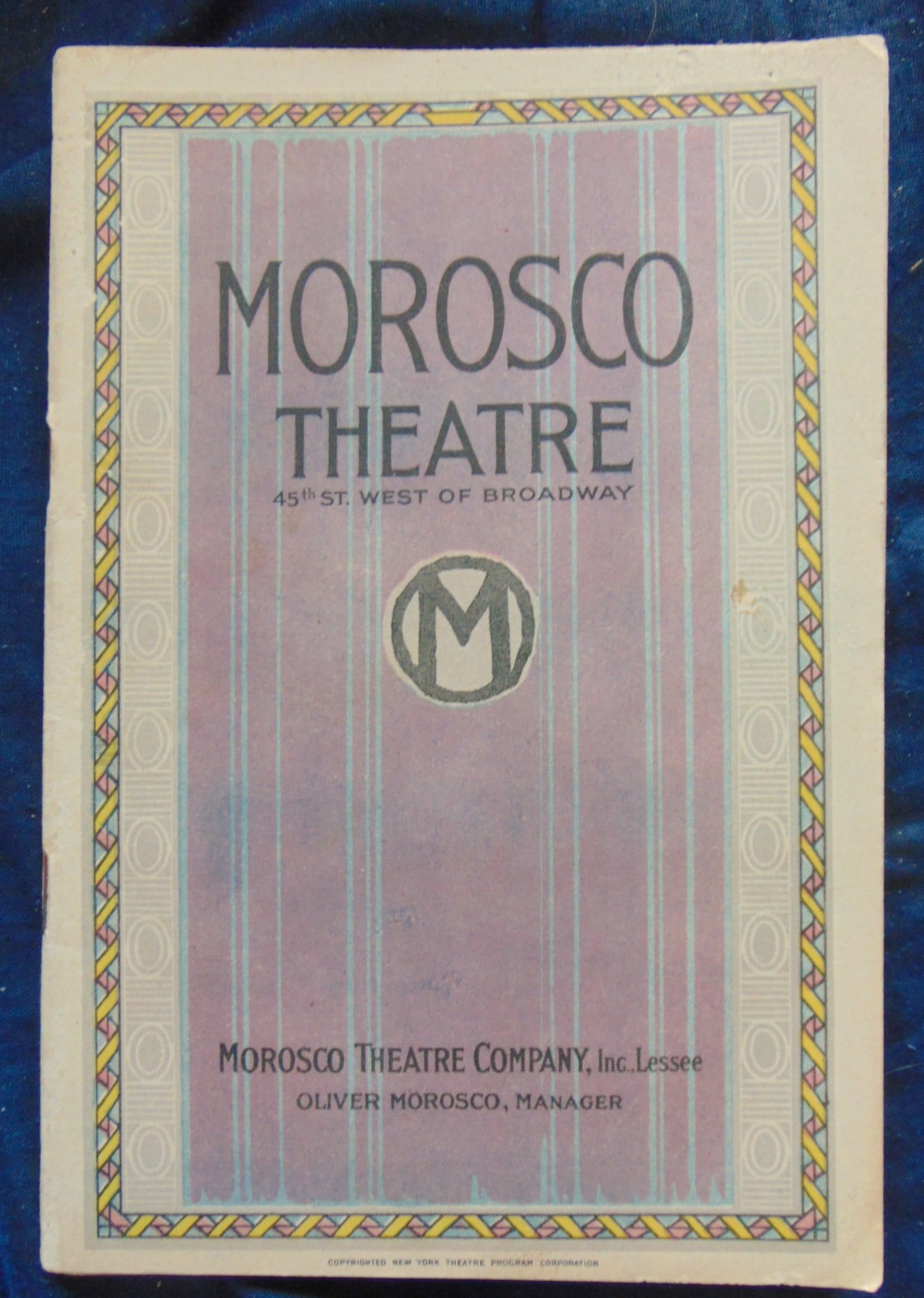 Morosco Theatre - The Bat - 1920 (1 of 2)