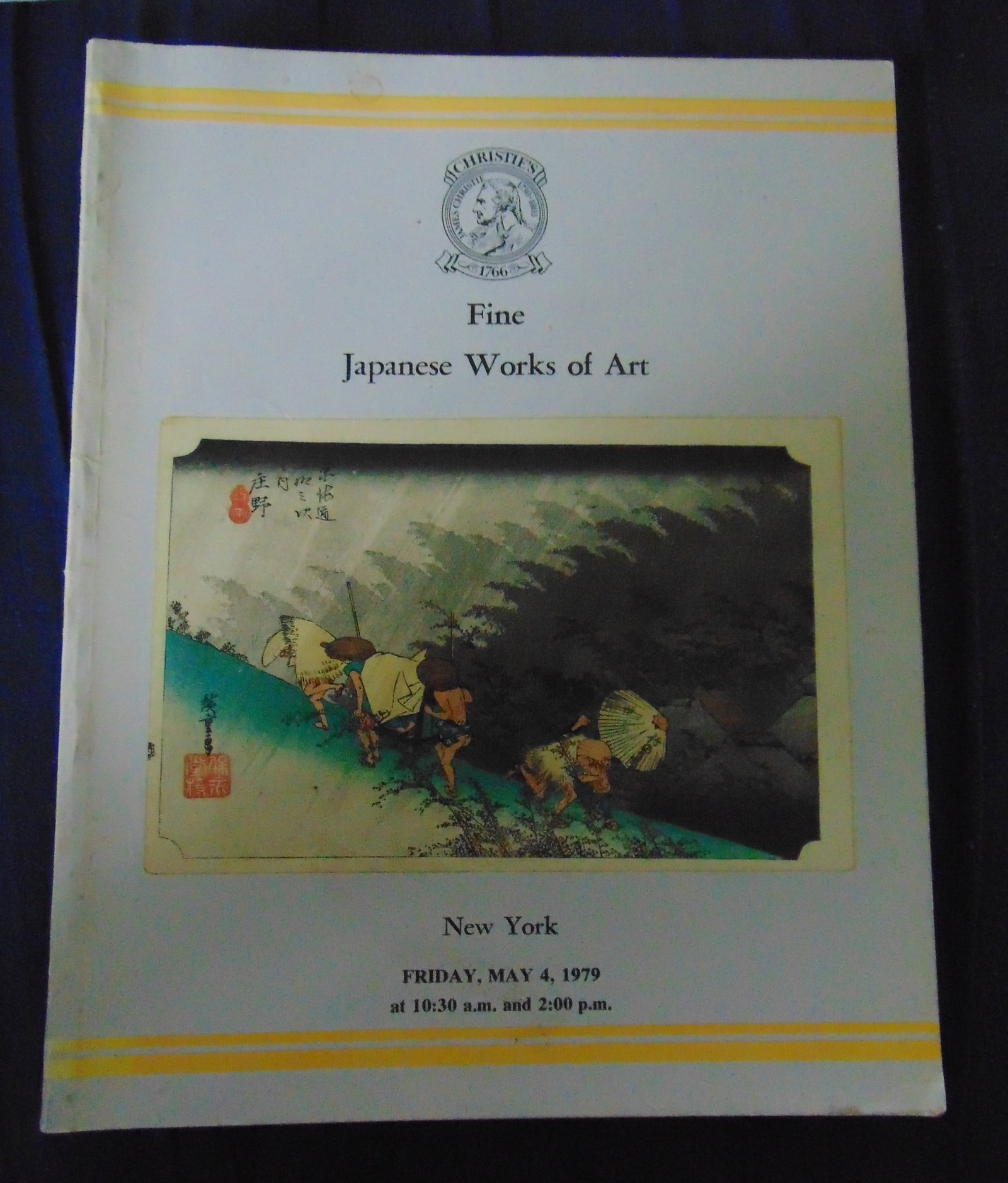 Christie's Japanese Works of Art: Christie's Japanese Works of Art May 4, 1979 400 lots. With estimates. Important reference. Illustrations: Color B/W Photos Edition: First Edition Size: 4to Binding: So