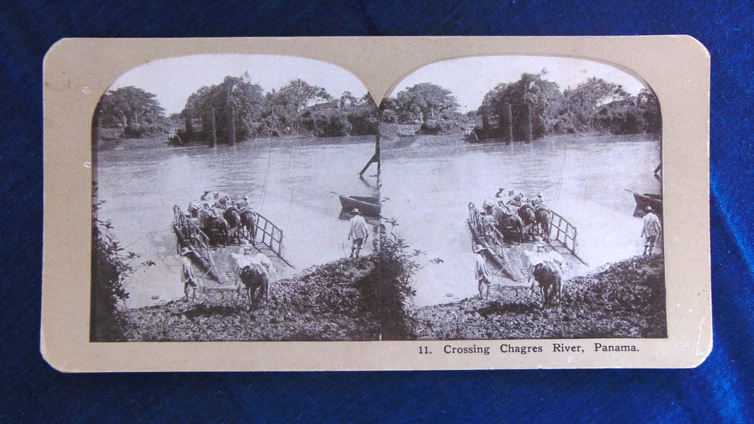 Crossing Chagres - Panama (Construction Period) (1 of 2)