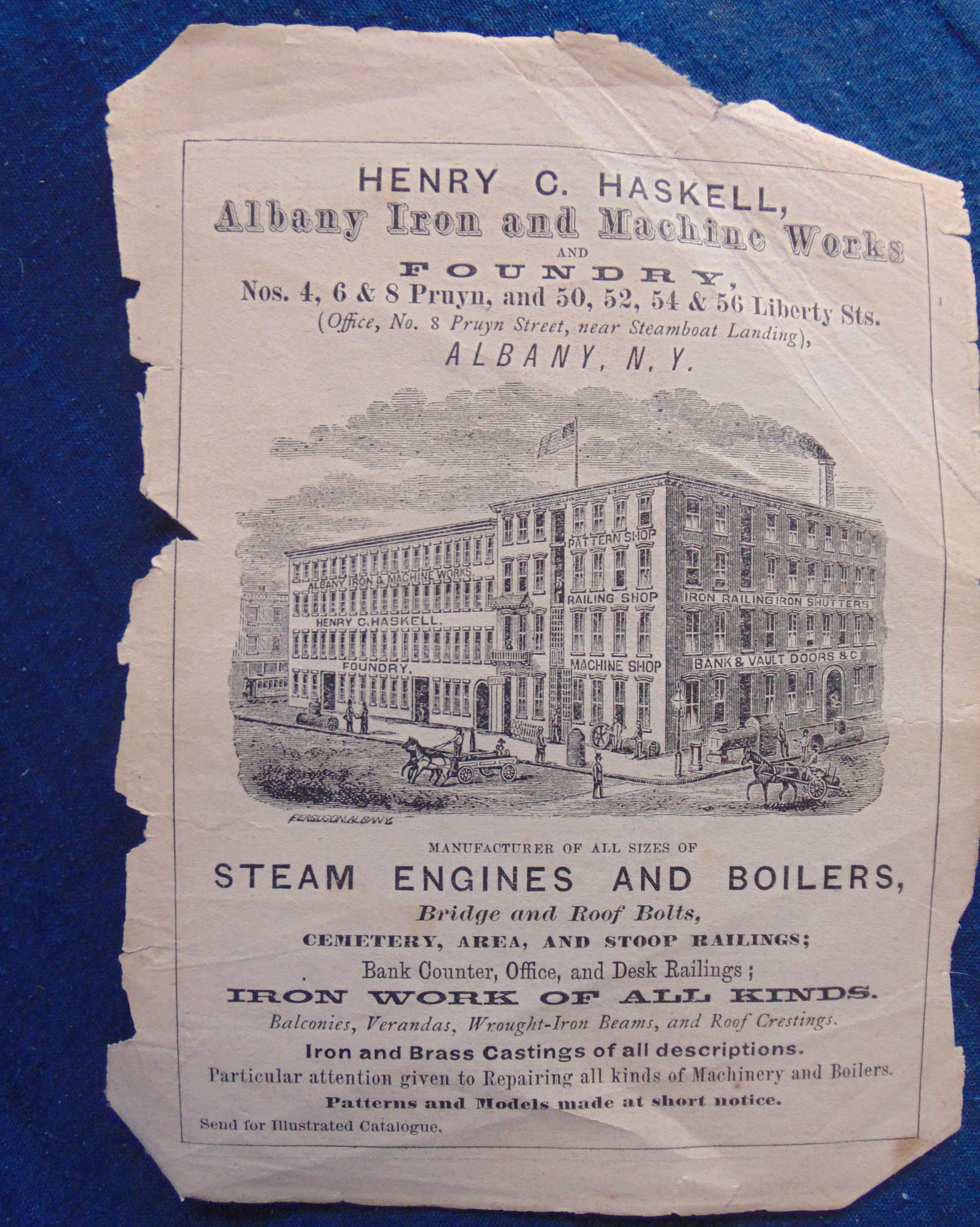 Albany Iron and Machine Works Circa 1875 (1 of 3)