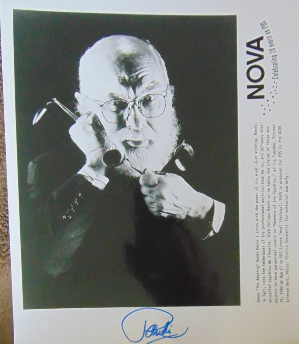Photograph of the Amazing Randi - Magician (1 of 2)