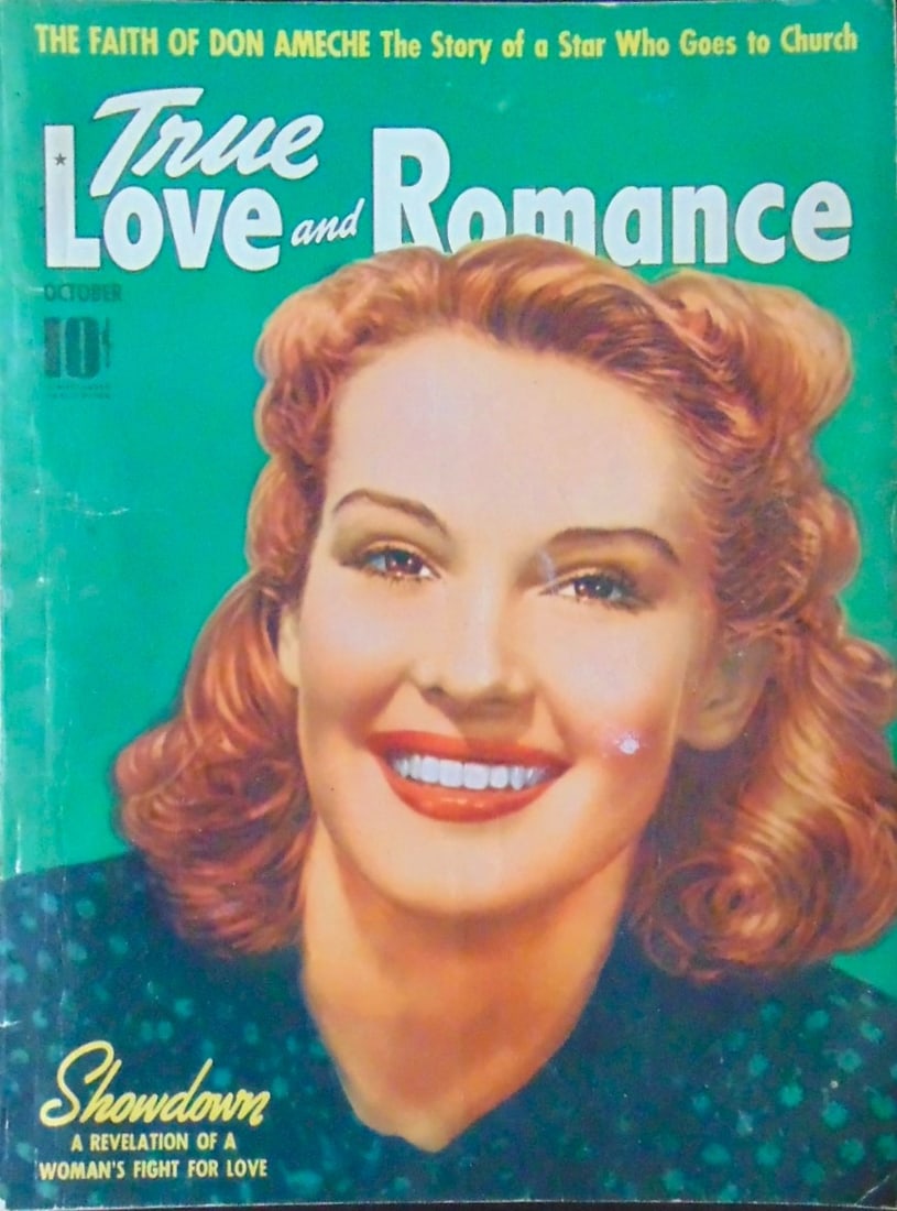 True Love and Romance - October 1939: True Love and Romance - October 1939 Dated: October 1939 Condition Report: Good Plus Subject References: LOC
