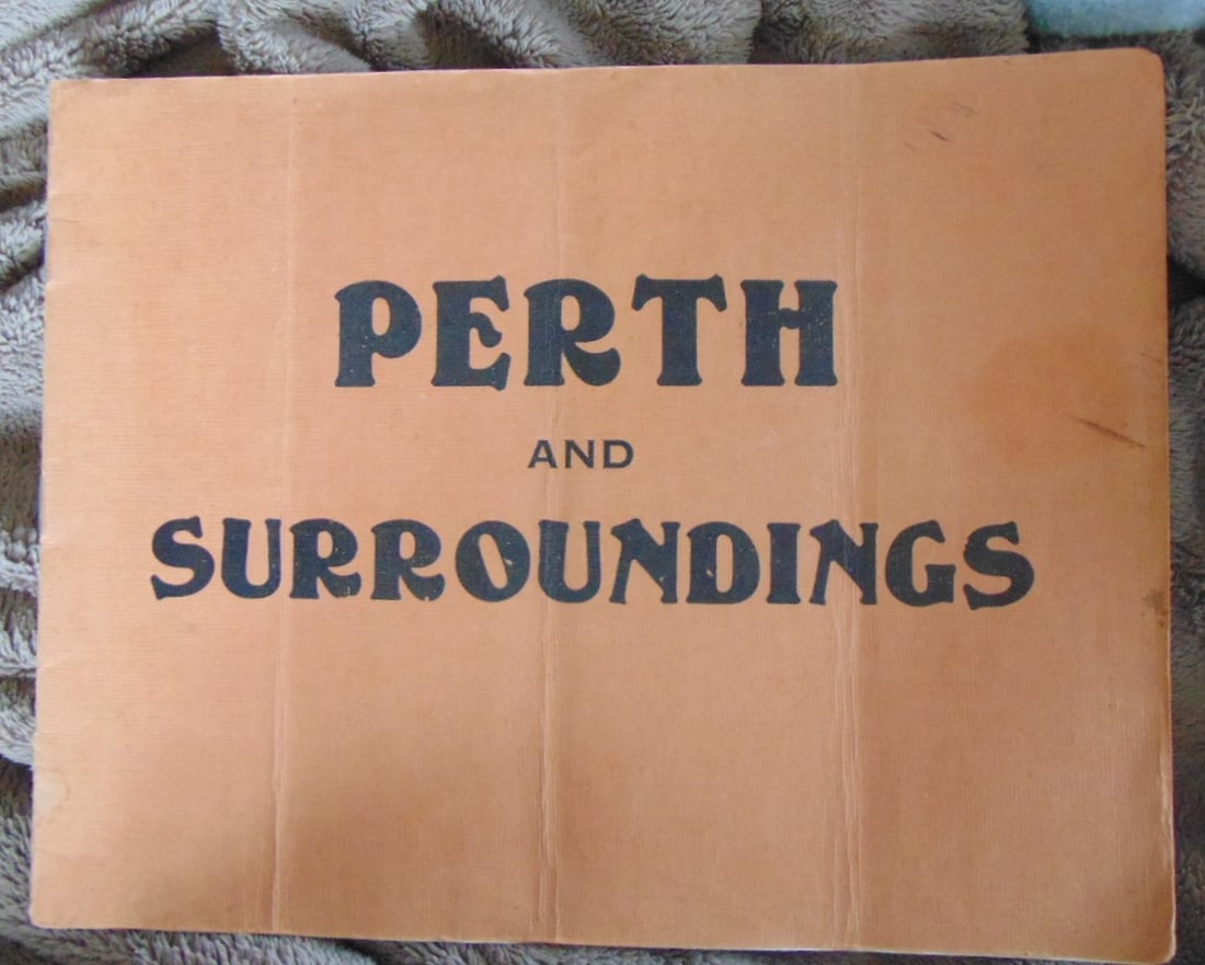 Perth (Western Australia) and Surroundings: Perth (Western Australia) and Surroundings Illustrations: B/W Photos Dated: Circa 1920 Publisher: H. R. James Edition: 1st Size: Oblong 4to Binding: Trade Wraps Condition Report: 3 light folds cover.