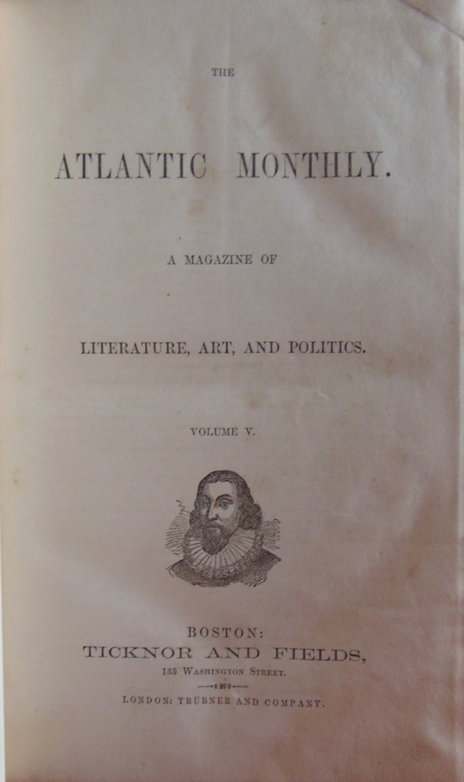 The Atlantic Monthly - 1860 - Volume 5 (1 of 3)