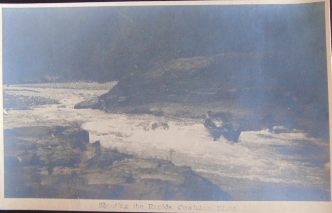 Ernest Crocker - Shooting the Rapids - Victoria: Shooting the Rapids - Cowichan River VIErnest Crocker (1877-1968) emigrated to North America in 1902. In 1903, he set up a photographic partnership in Vancouver, moving it shortly afterwards to