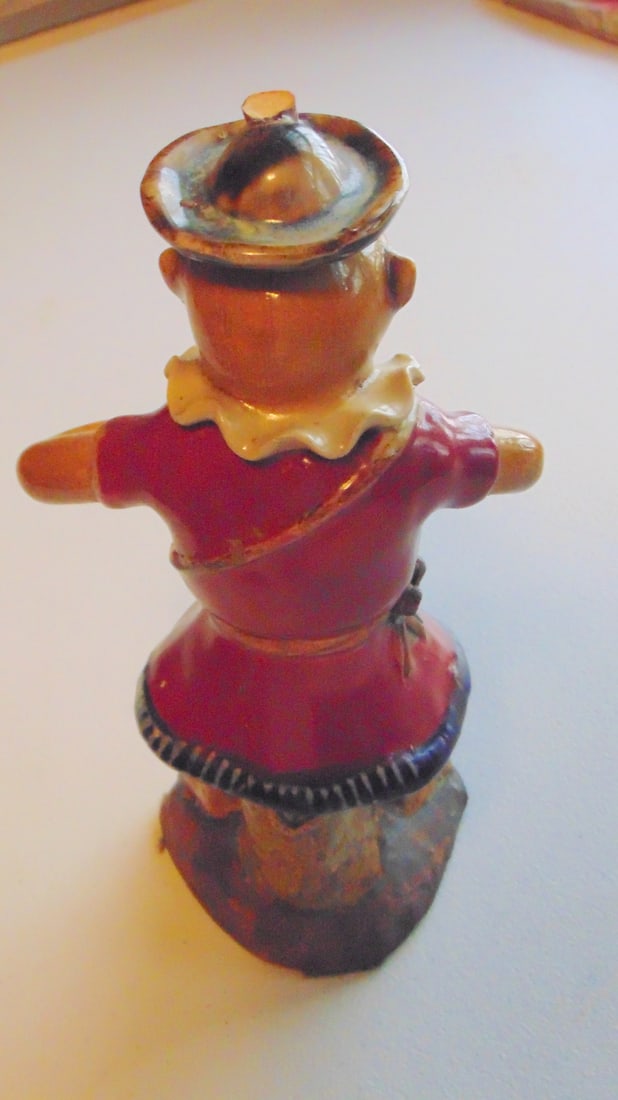 Chinese Monkey Playing Drum Signed - 2