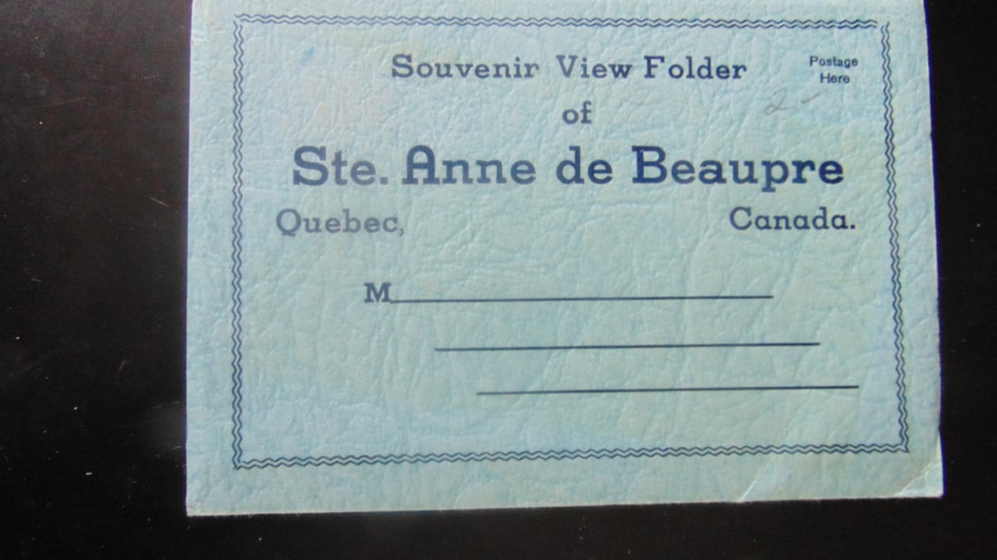 Souvenir View Folder Ste, Anne de Beaupre Quebec (1 of 2)