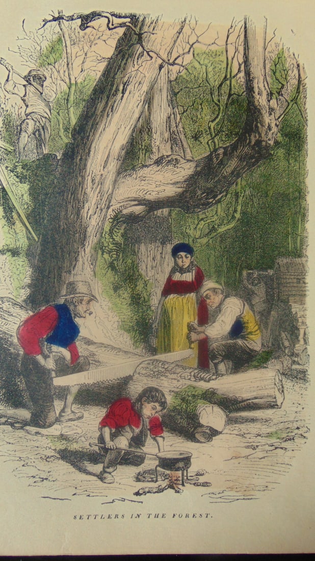 Settlers In The Forest (Early American) (1 of 3)