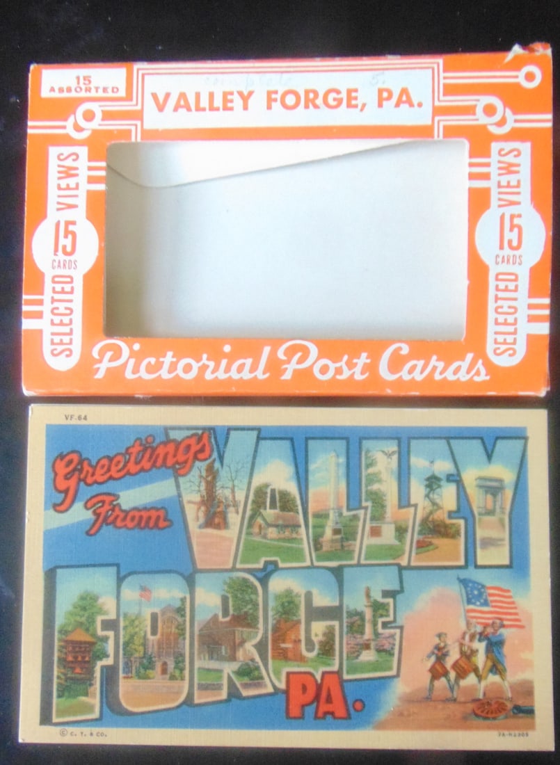 Valley Forge Pennsylvania Postcard Set (1 of 3)