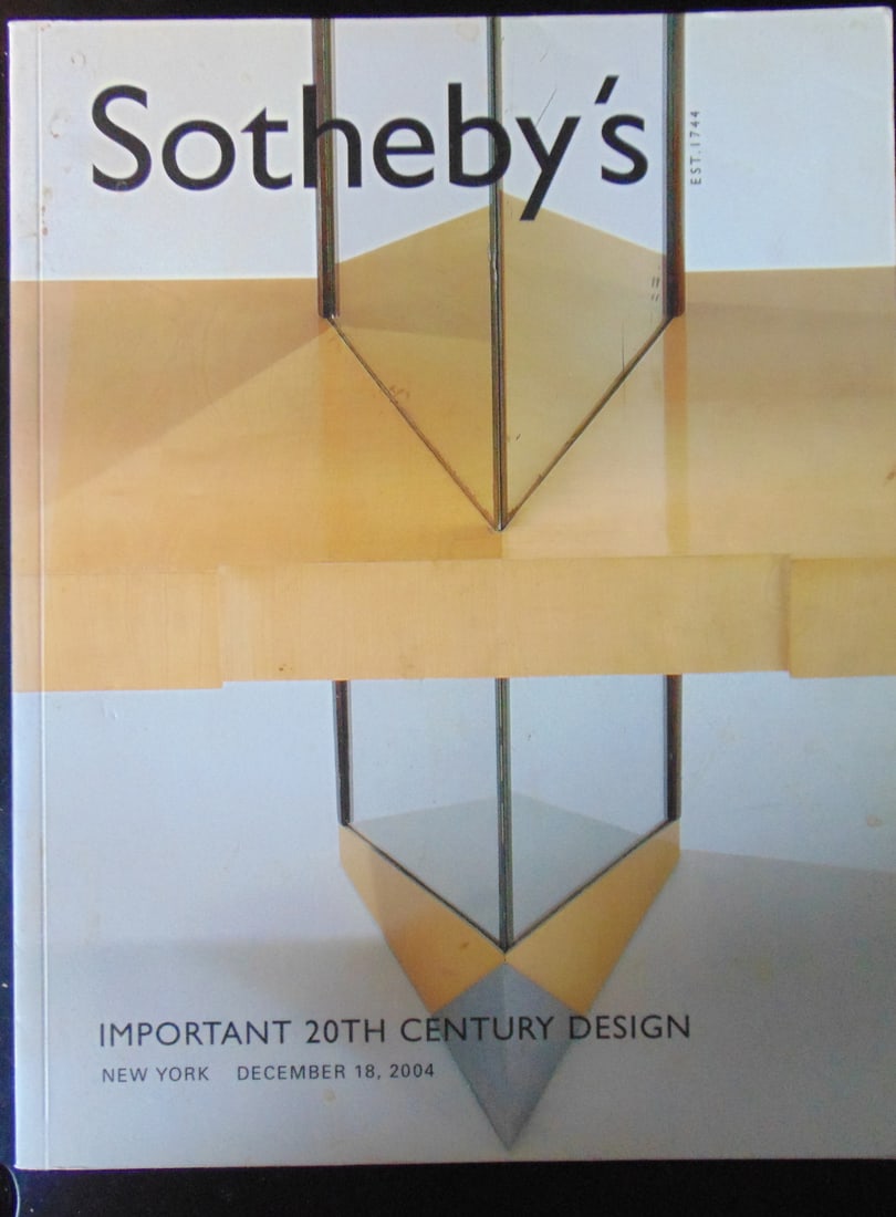 Sotheby's Important 20th Century Design 12/18/2004 (1 of 5)
