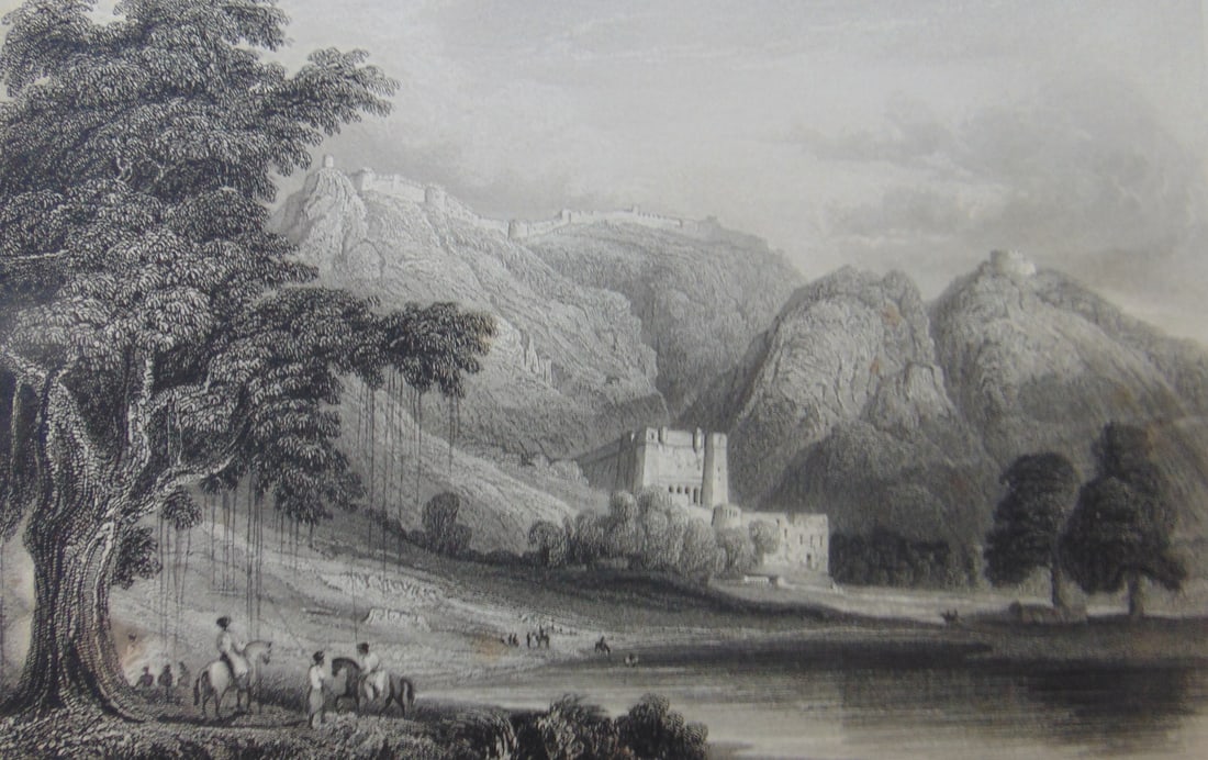 The Fortress of Bowrie in Rajpootana: The Fortress of Bowrie in Rajpootana Print Type: Engraving Date: 1836 Publisher: Fisher and Son Dimensions: 11 x 8" Notes & Literature: Condition Report: Fine Subject References: 181
