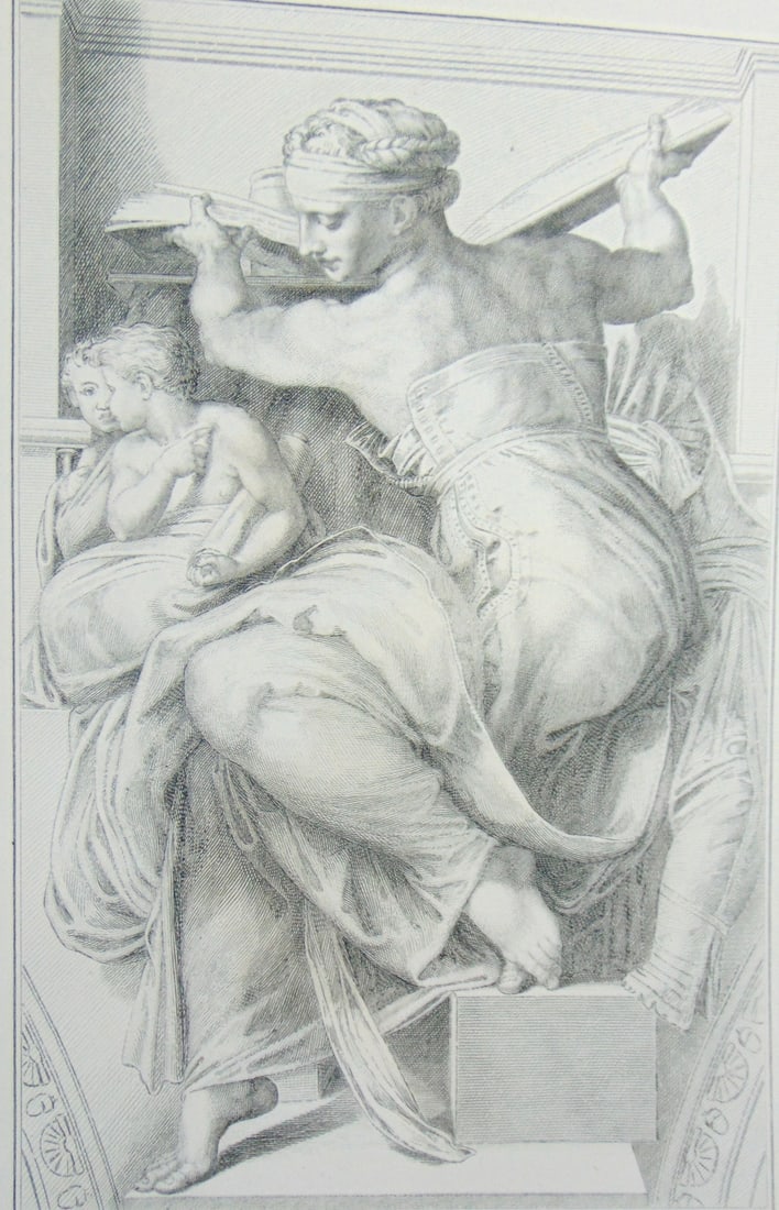 The Cumaeum Sybil: The Cumaeum Sybil Artist: Angelo, M Print Type: Engraving Date: C1850 Publisher: Gebbie & Barrie Dimensions: 9 1/2 x 12 1/2 Notes & Literature: