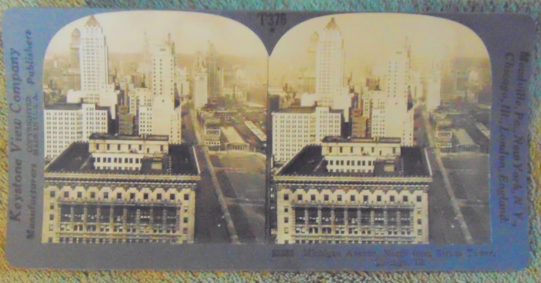 Michigan Ave. North From Straus Tower Chicago IL (1 of 4)