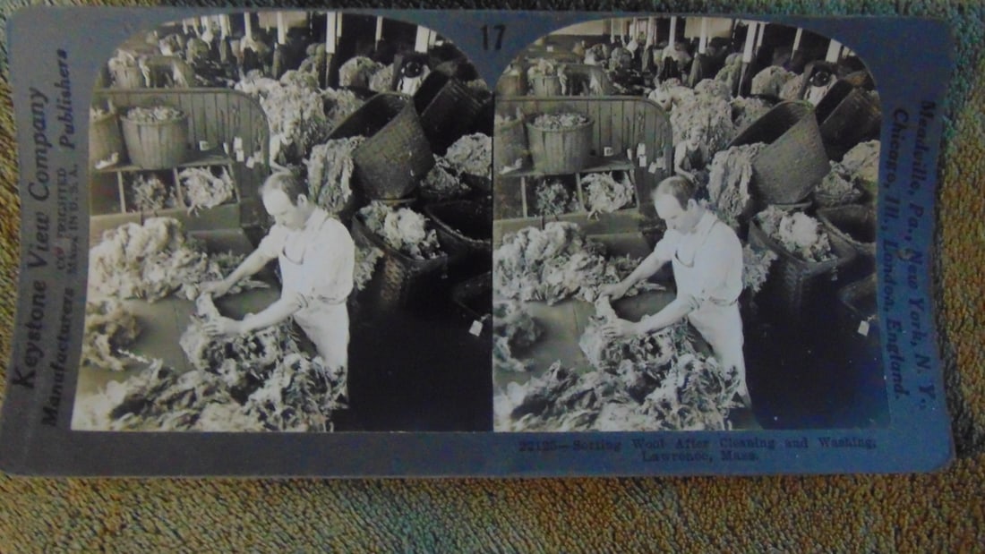 Sorting Wool After Cleaning & Washing (1 of 4)
