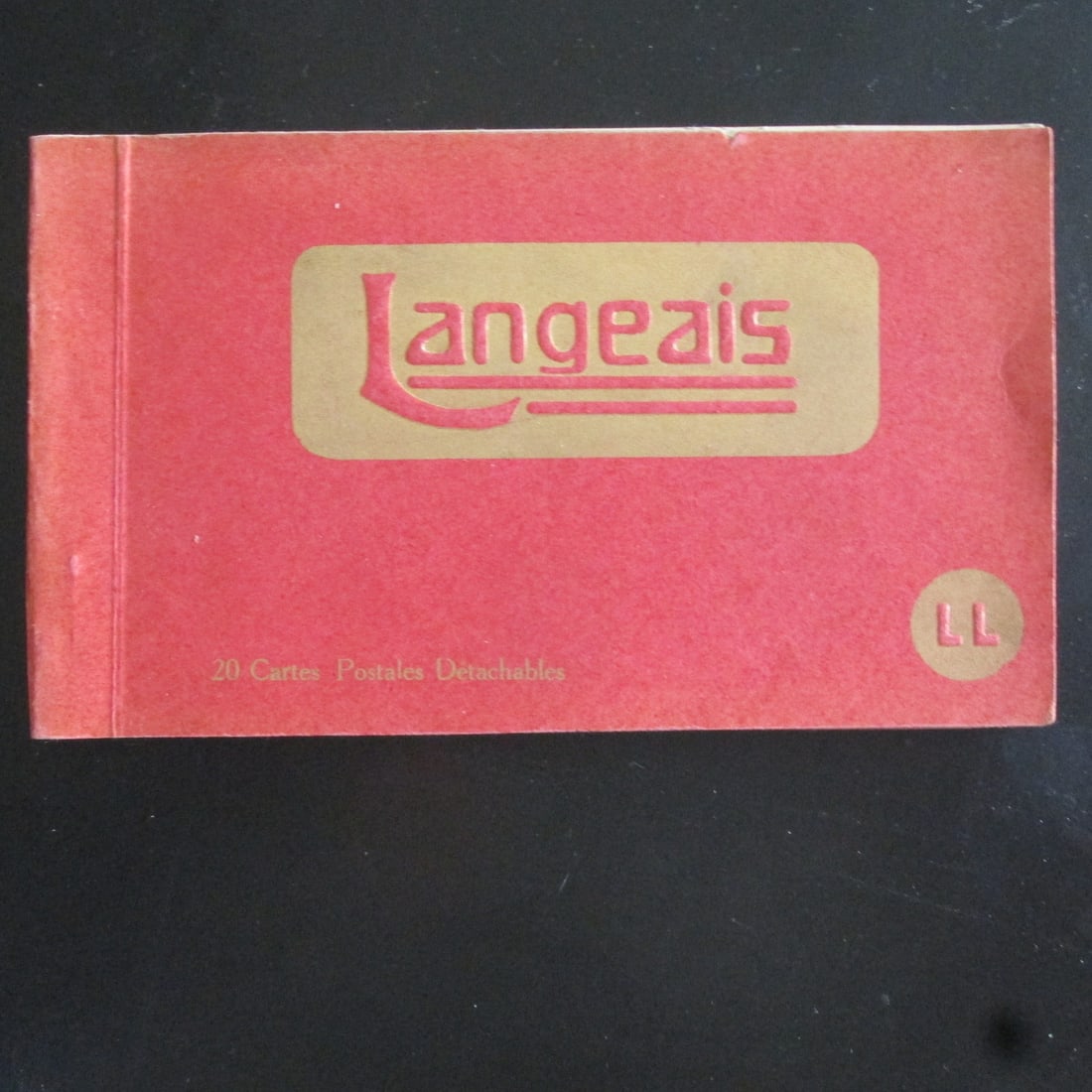 Langeais - Gertrude Smith Collection: Langeais From the Gertrude Smith Collection of Postal Views - Rare Dated: Circa 1920's Binding: Stiff Paper Covers Subject: France Notes & Literature: The Ch?teau de Langeais is a 15th century