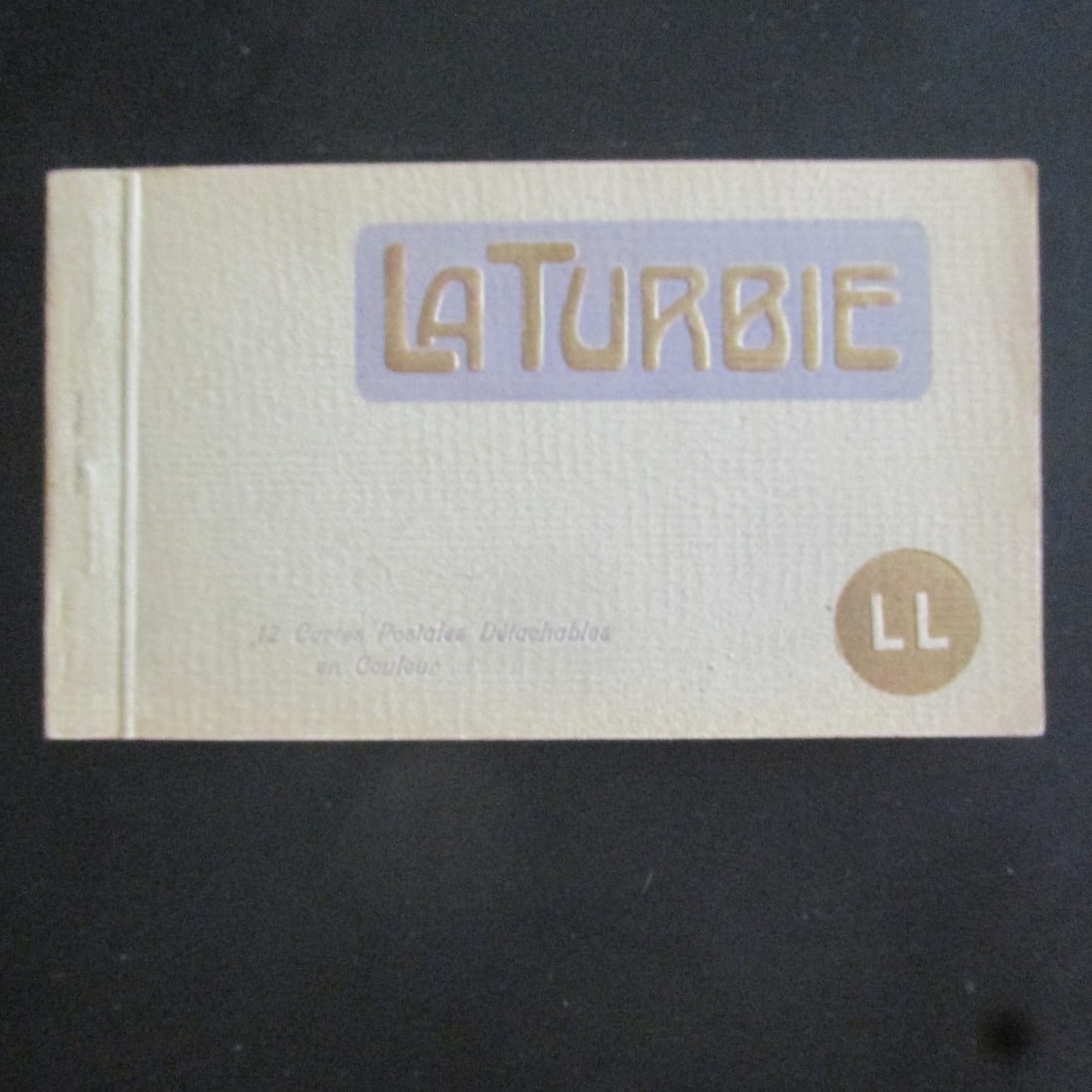 La Turbie - Gertrude Smith Collection: La Turbie From the Gertrude Smith Collection of Postal Views - Rare Dated: Circa 1920's Binding: Stiff Paper Covers Subject: France Notes & Literature: La Turbie was famous in Roman times for the
