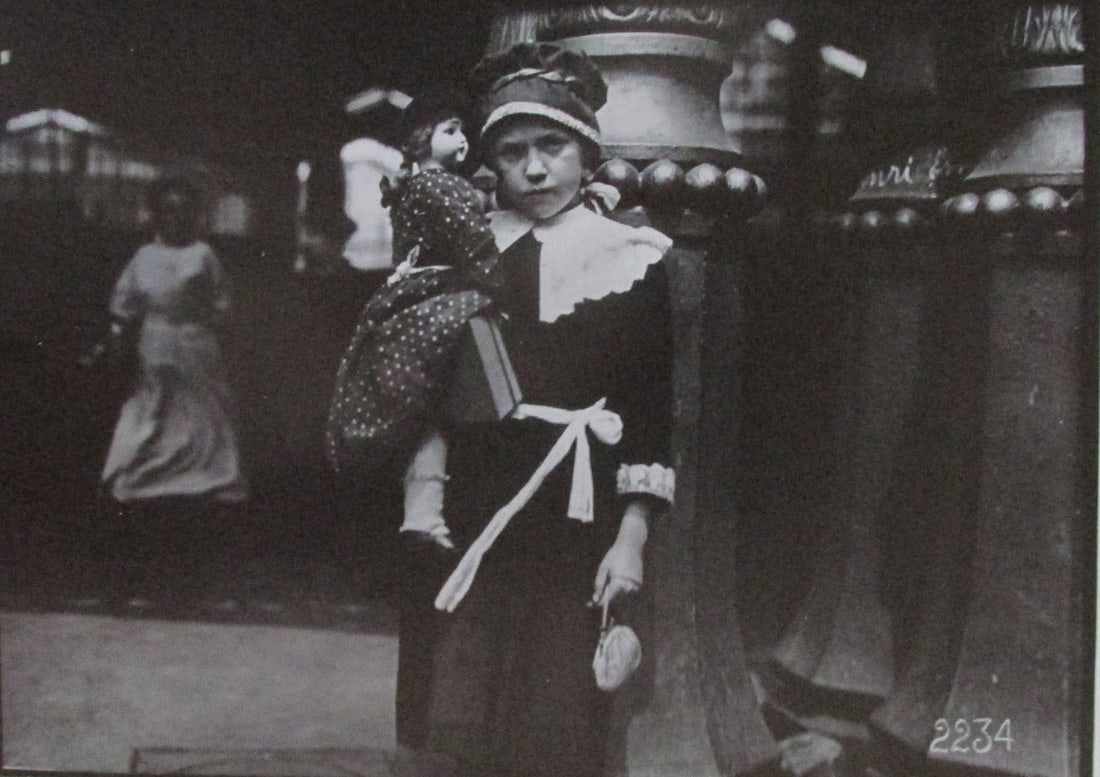 Child With Doll France - Lewis W. Hine: Child With Doll France From the Original Lewis W. Hine negative in the George Eastman House (1918) #5 Photographer: Lewis W. Hine Dated: 1970 Subject: