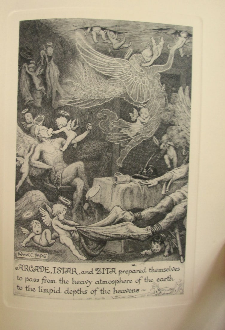Arcade Istar and Zita Prepared Themselves: Arcade Istar and Zita Prepared Themselves to Pass From The Heavy Atmosphere of the Earth to the Limpid Depths of the Heavens From Revolt of the Angels - Anatole France. Arti