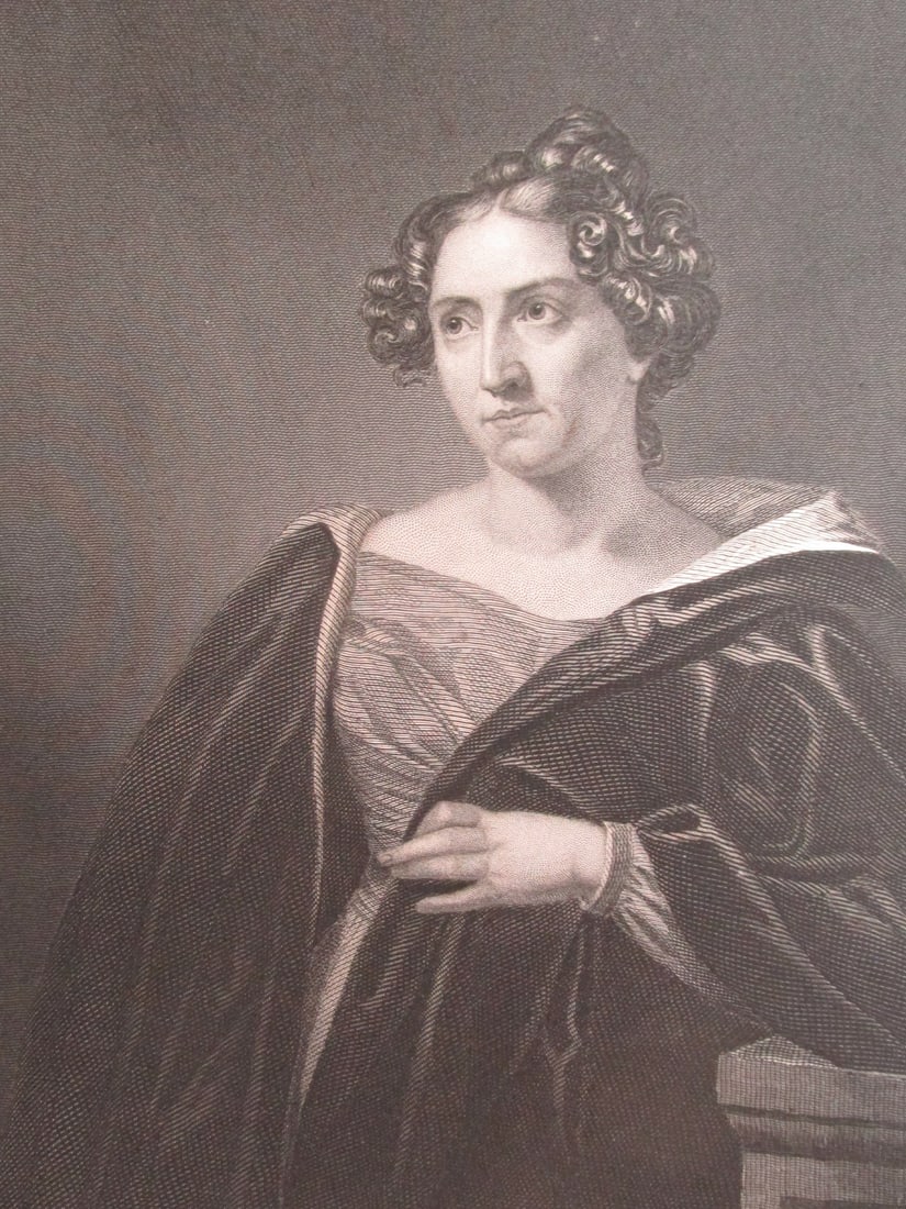 Catharine Maria Sedgwick: Catharine Maria Sedgwick Print Type: Engraving Signed: In plate Date: c1873 Publisher: Johnson Wilson Dimensions: 11 x 8" Note
