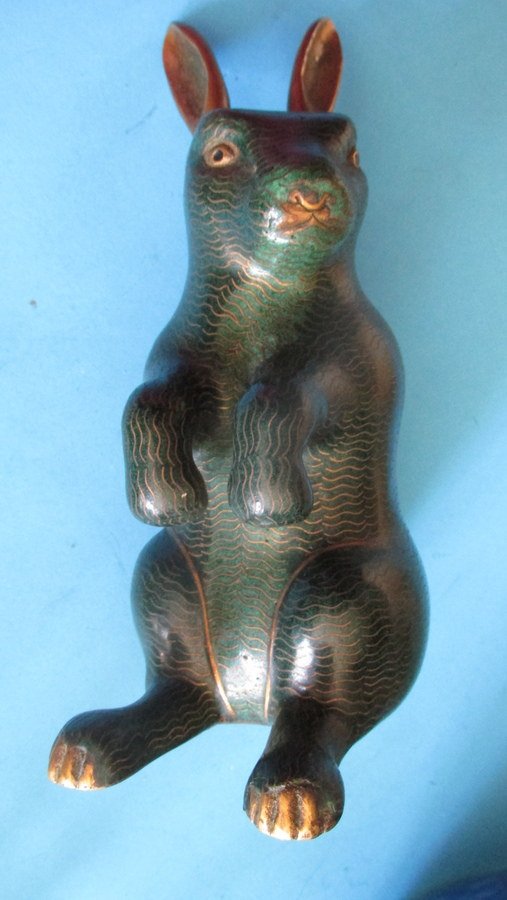 Chinese Cloisonne Rabbit (1 of 10)