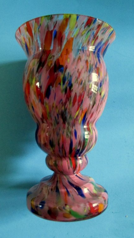 Czechoslovakian Art Glass Vase (1 of 4)