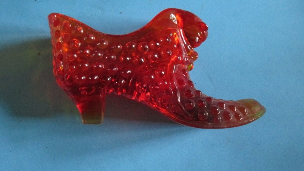 Fenton Hobnail  Glass Shoes (4) (1 of 4)