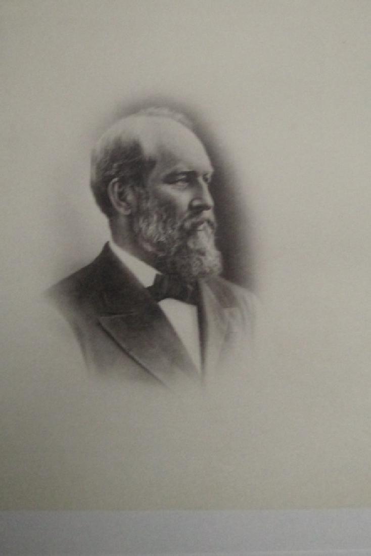 President James A. Garfield Photo Intaglio: President James A. Garfield Print Type: Photo Intaglio Dated: 19th/Early 20th Century Demensions: 11 x 9" Subject: Presidents James