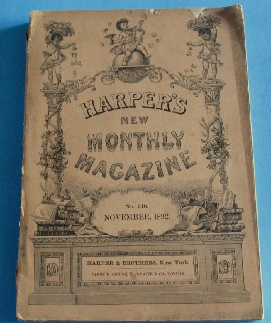 Harper's Monthly -  A Collection of Death Masks (1 of 1)