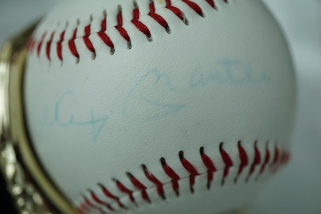 Signed Mickey Mantel in Case With COA (1 of 5)
