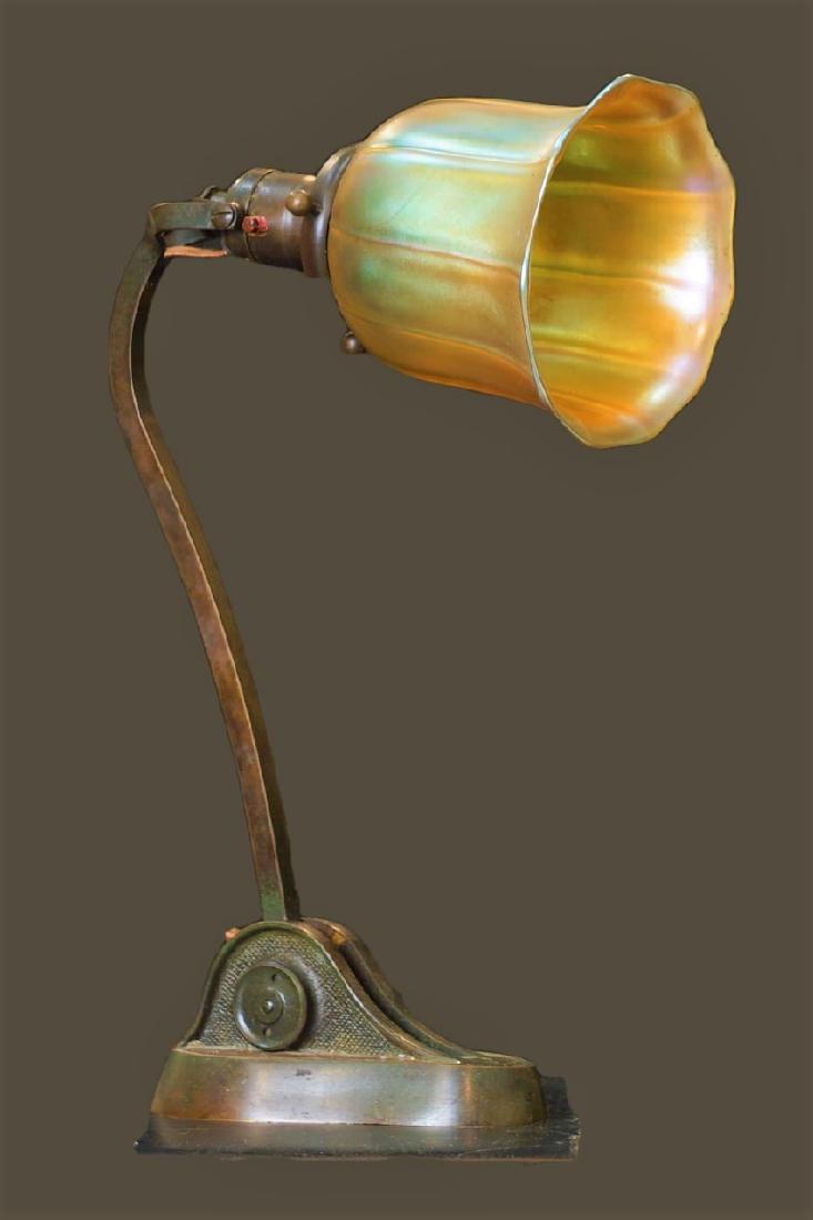 Art Nouveau Antique Desk Lamp (1 of 4)