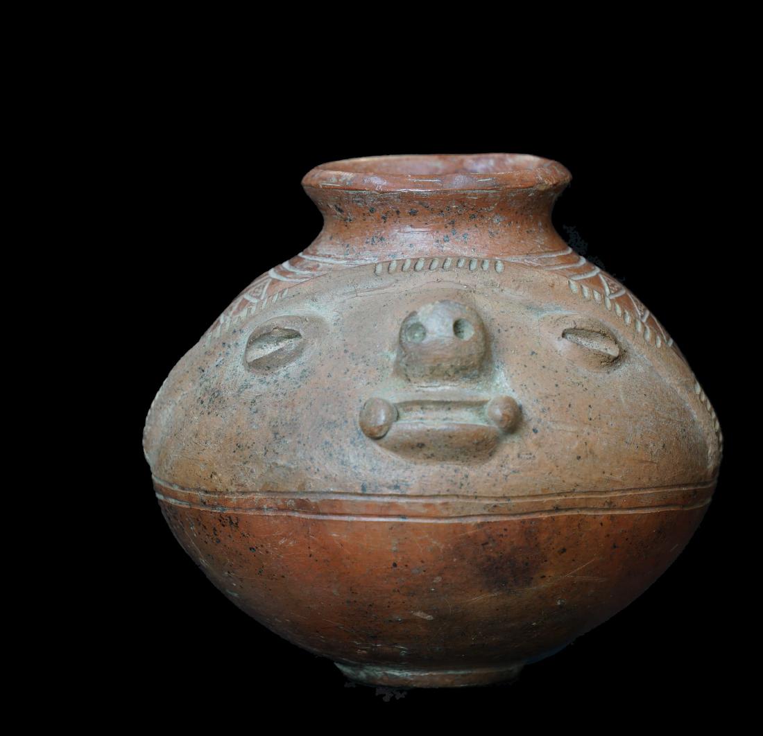 Pre-Columbian Face Jar (1 of 4)