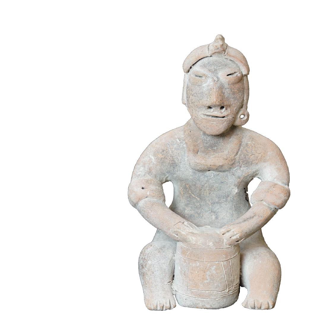 Clay Effigy of Drum Player (1 of 4)