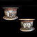 Pair of Chinese Fish Bowls on Chargers