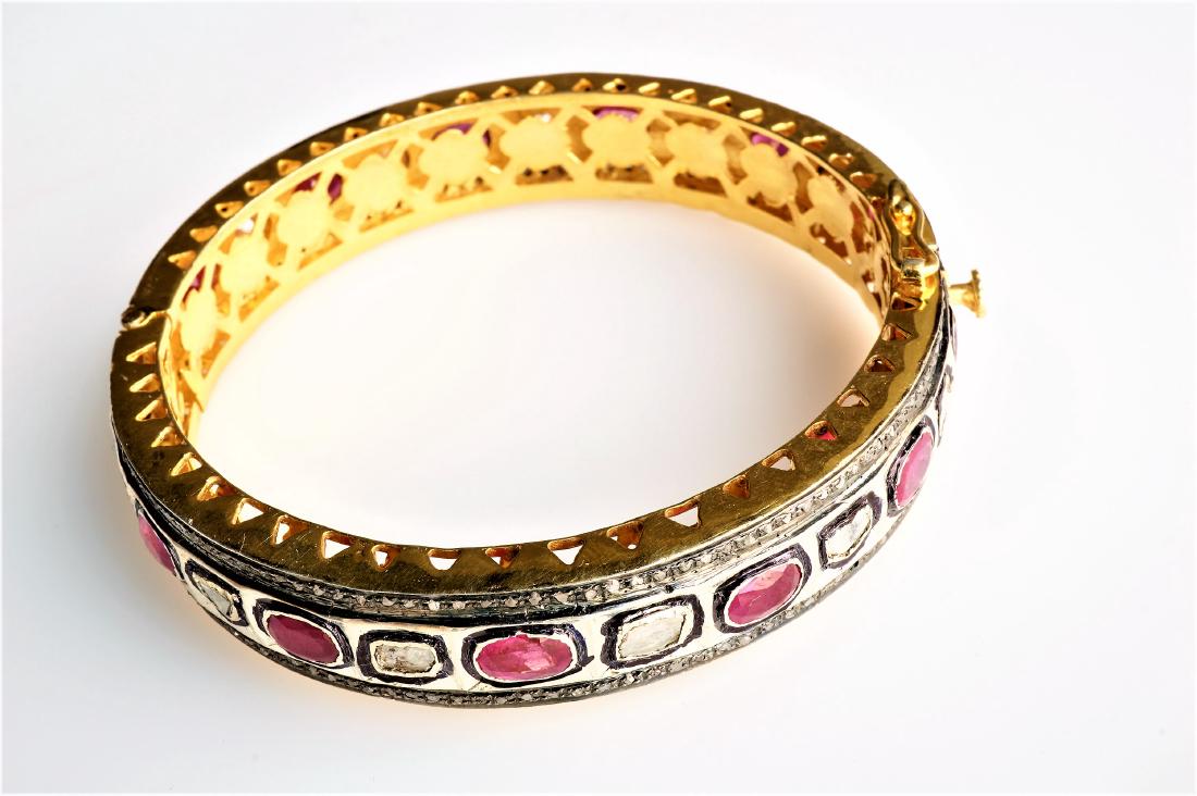 Ruby and Diamond Bangle (1 of 3)