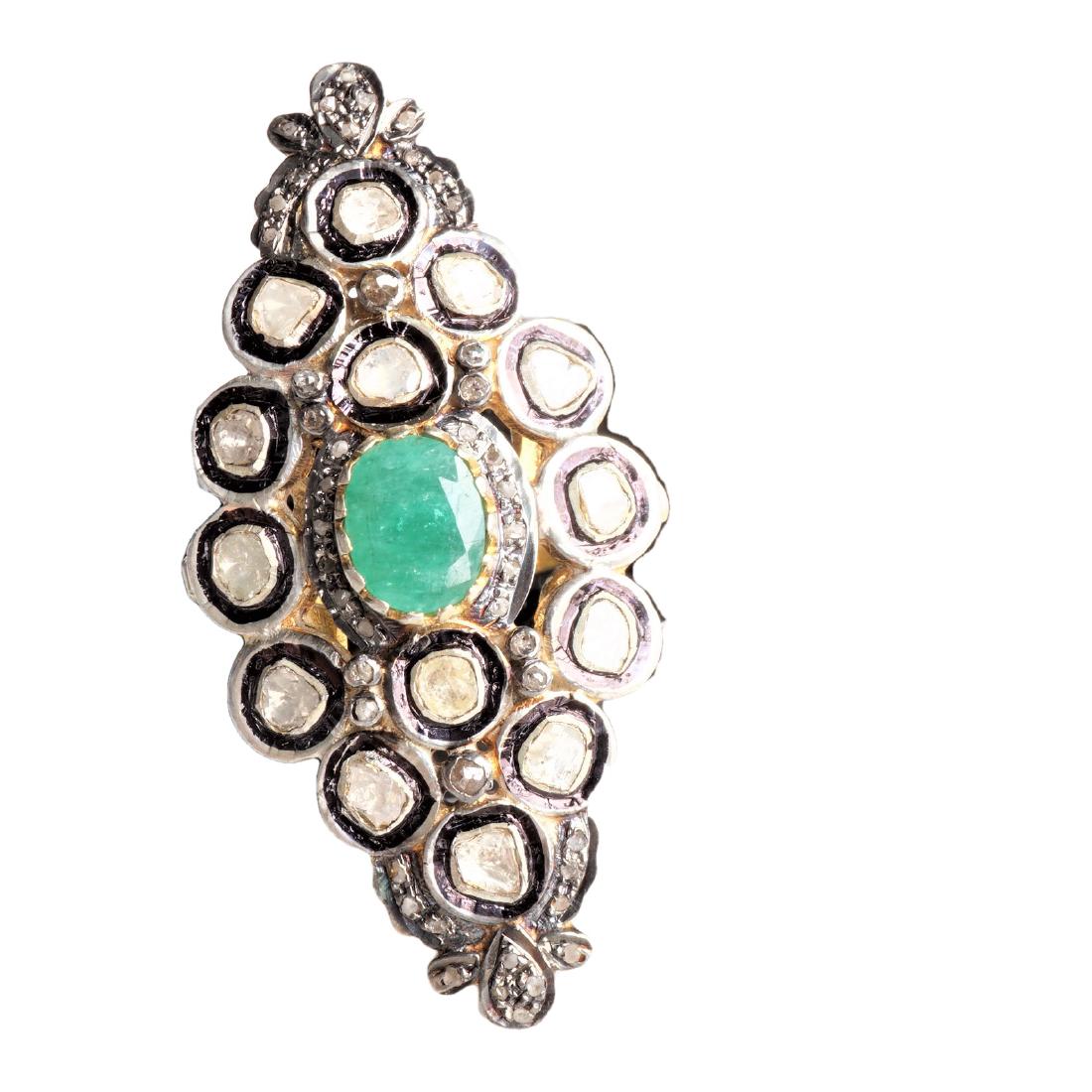 Emerald and Diamond Palace Ring (1 of 3)