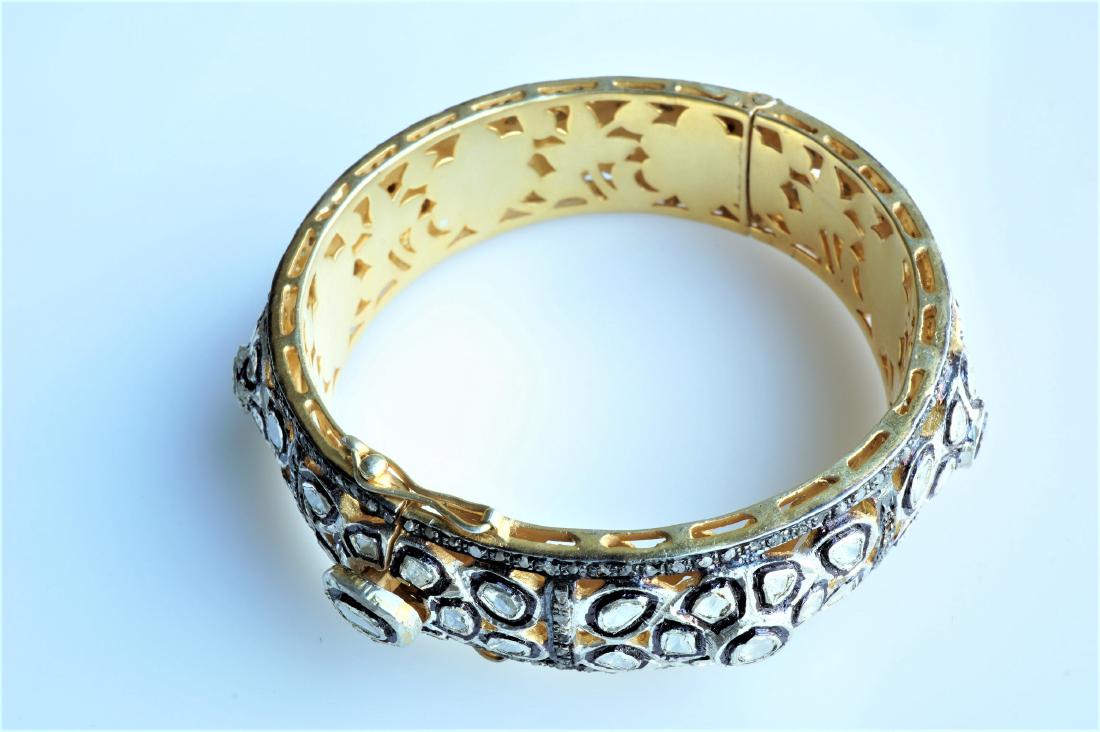 Diamond Floral Bracelet (1 of 2)