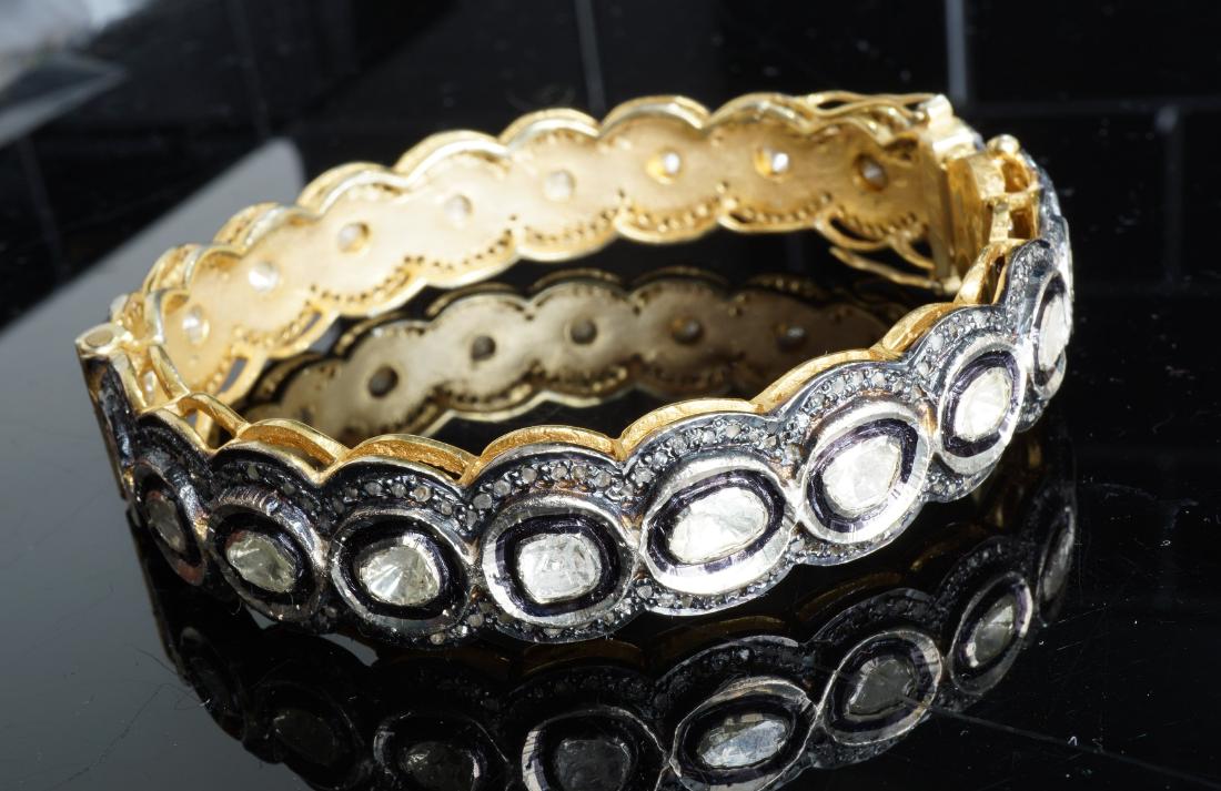 Old World Diamond Bangle Bracelet (1 of 2)