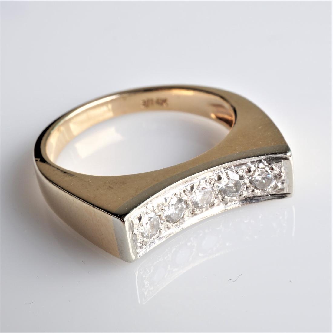 14k YG MCM Diamond ring (1 of 3)
