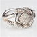 David Yurman Sterling and Diamond Ring Sz 5.75