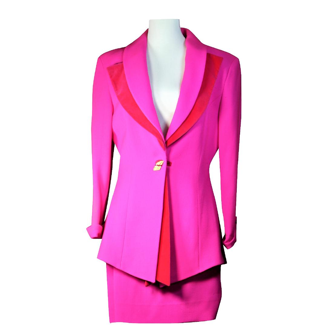 Nina Ricci Boutique Hot Pink Spencer & Skirt (1 of 7)