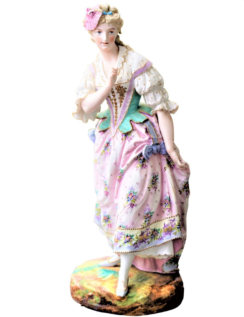 Vion & Baury Noble Woman Porcelain 19" Tall (1 of 8)