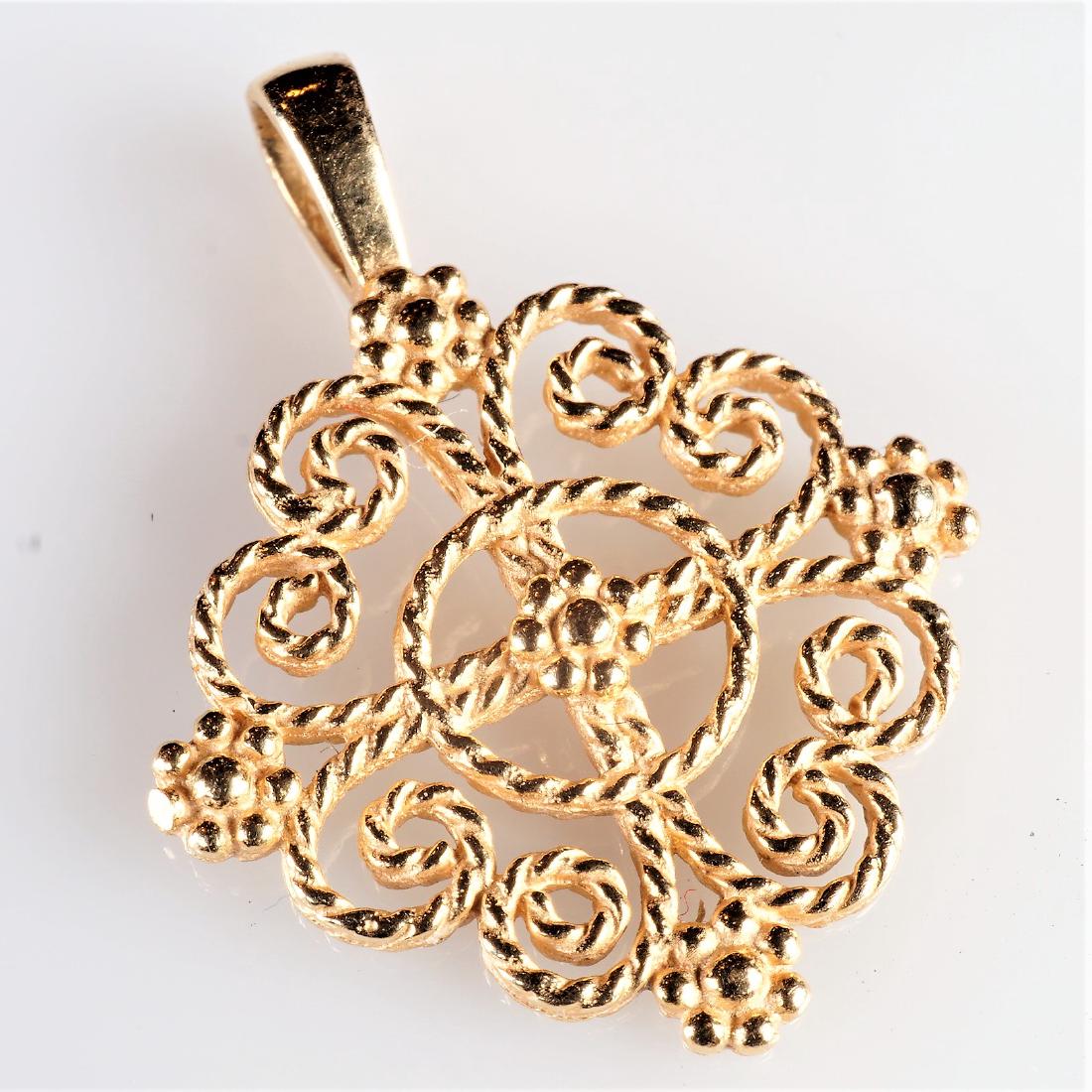 14k Yellow Gold Celtic Cross (1 of 2)