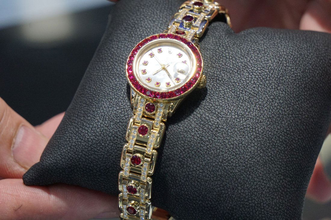 Rolex Pearl Master in 18k with Diamonds and Rubies (1 of 2)