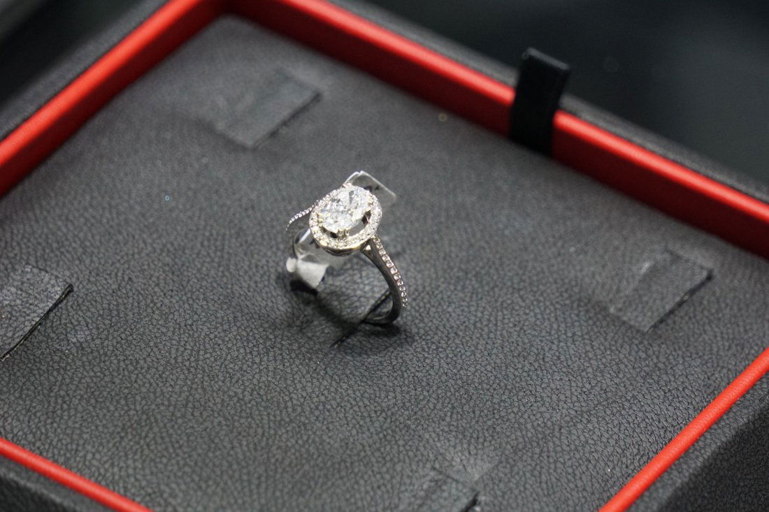 1.36 CT Diamond Center Stone and .67 CTW Diamond Ring (1 of 3)